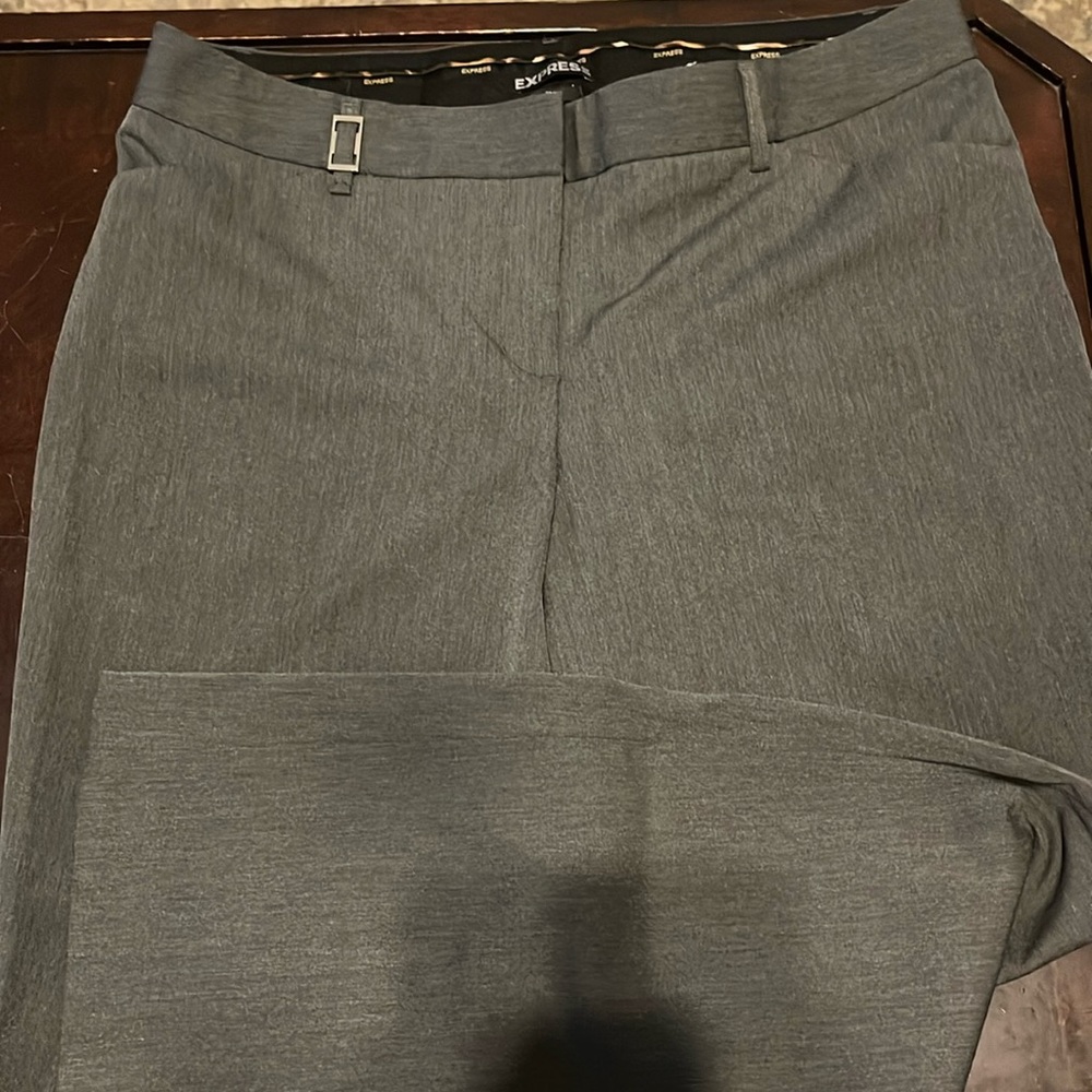 Express Editor pants. Gray, Women’s size 12 short